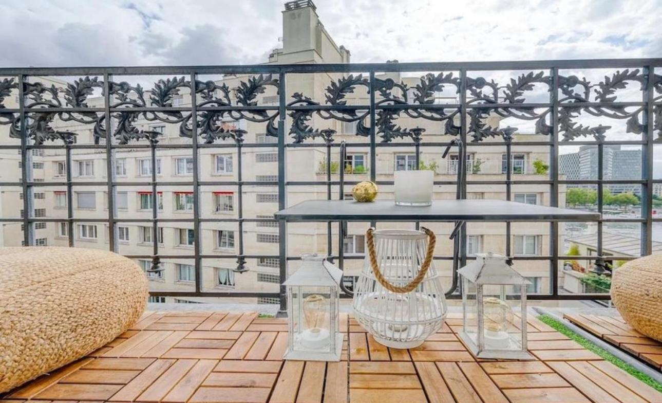 Quai De Seine Tour Eiffel Trocadero Appartement Parijs Buitenkant foto